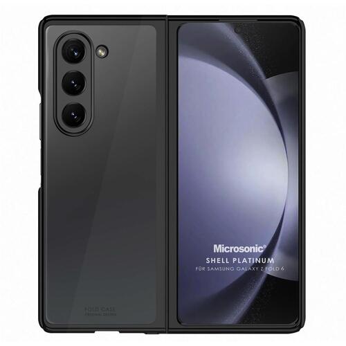 Microsonic Samsung Galaxy Z Fold 6 Kılıf Shell Platinum Siyah