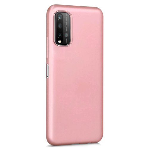 Microsonic Matte Silicone Xiaomi Redmi 9T Kılıf Rose Gold