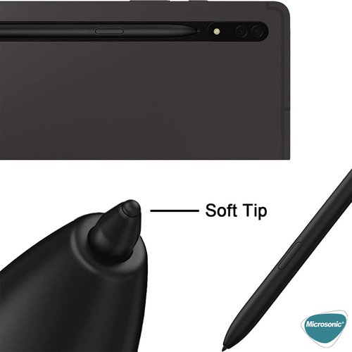 Microsonic Samsung Galaxy Tab S10 FE Pencil Uçları 5`li Paket Siyah