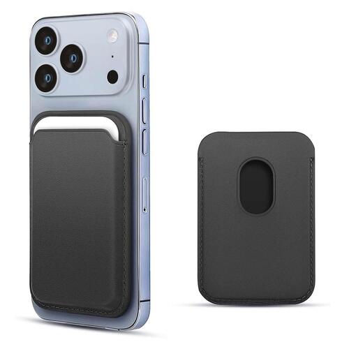 Microsonic Apple iPhone 17 Pro Leather Wallet MagSafe Siyah