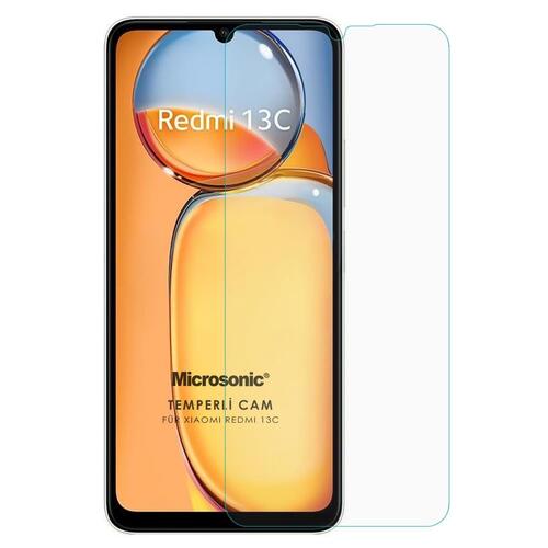 Microsonic Xiaomi Poco C65 Tempered Glass Cam Ekran Koruyucu