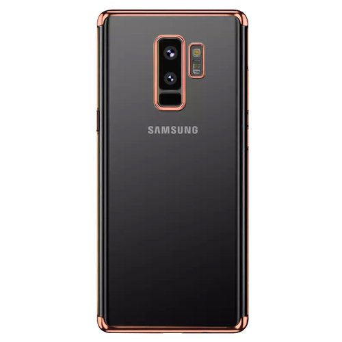 Microsonic Samsung Galaxy S9 Plus Kılıf Skyfall Transparent Clear Rose Gold