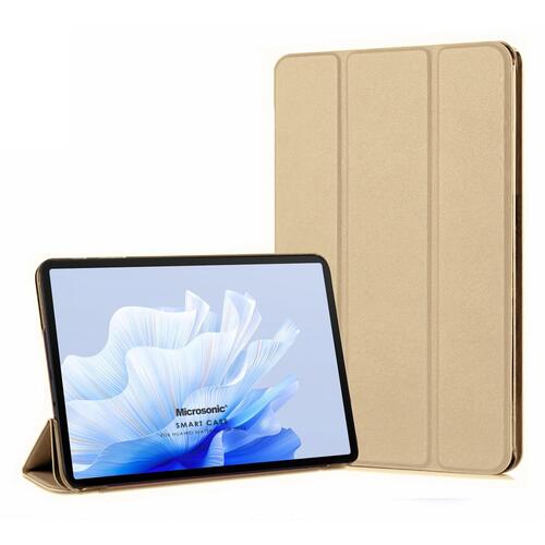 Microsonic Huawei MatePad Air Kılıf Slim Translucent Back Smart Cover Gold