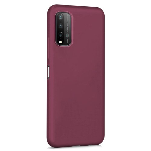 Microsonic Matte Silicone Xiaomi Redmi 9T Kılıf Mor