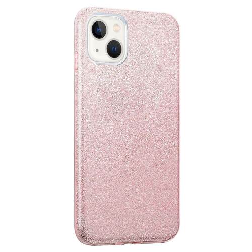 Microsonic Apple iPhone 13 Kılıf Sparkle Shiny Rose Gold