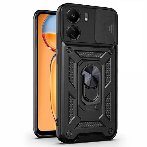 Microsonic Xiaomi Poco C65 Kılıf Impact Resistant Siyah