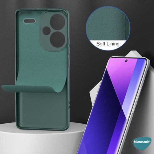 Microsonic Xiaomi Redmi A4 Kılıf Groovy Soft Lacivert