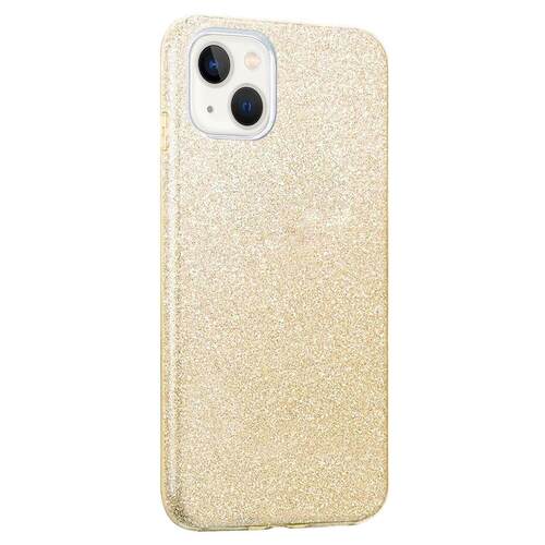 Microsonic Apple iPhone 13 Kılıf Sparkle Shiny Gold