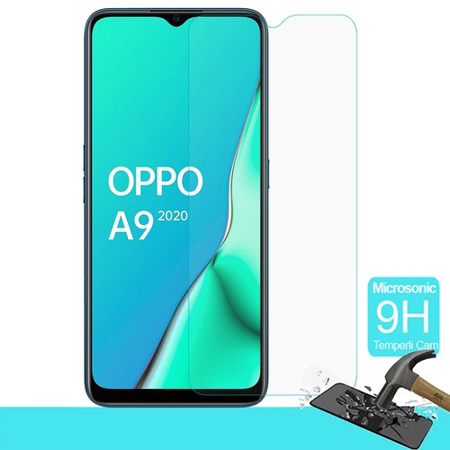 Microsonic Oppo A9 2020 Temperli Cam Ekran Koruyucu