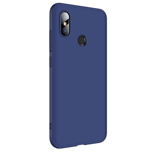 Microsonic Xiaomi Mi 8 SE Kılıf Double Dip 360 Protective Lacivert