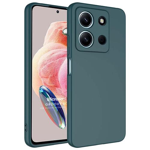 Microsonic Xiaomi Redmi 15C Kılıf Groovy Soft Koyu Yeşil