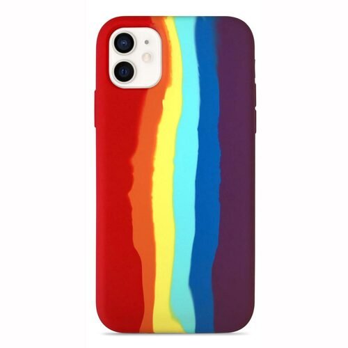 Microsonic Apple iPhone 12 Mini Kılıf Painted Rainbow Pattern Pride Edition