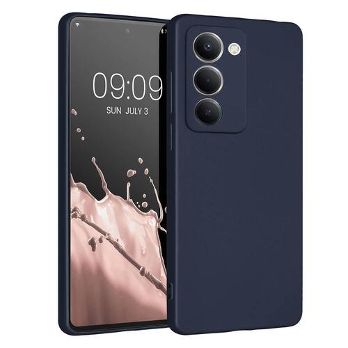Microsonic Matte Silicone Xiaomi Redmi 15 Kılıf Lacivert