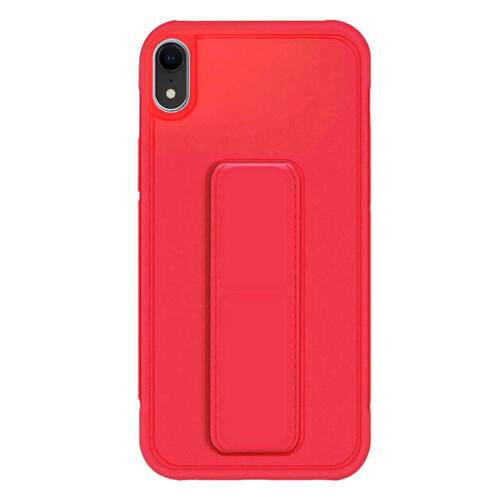 Microsonic Apple iPhone XR Kılıf Hand Strap Kırmızı