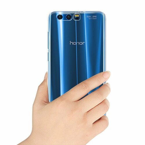 Microsonic Huawei Honor 9 Kılıf Transparent Soft Beyaz