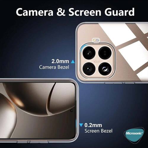 Microsonic Xiaomi 15T Pro Kılıf Transparent Soft Şeffaf