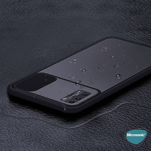 Microsonic Oppo Reno 4 Pro Kılıf Slide Camera Lens Protection Turkuaz