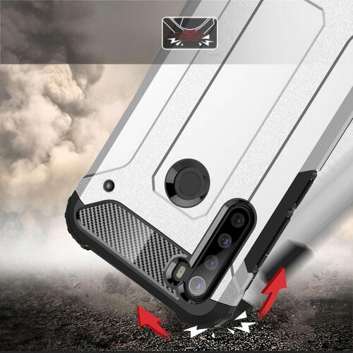 Microsonic Xiaomi Redmi Note 8 Kılıf Rugged Armor Siyah