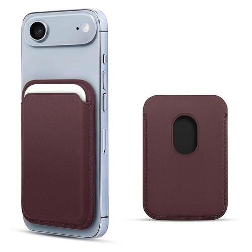 Microsonic Apple iPhone 17 Air Leather Wallet MagSafe Mor