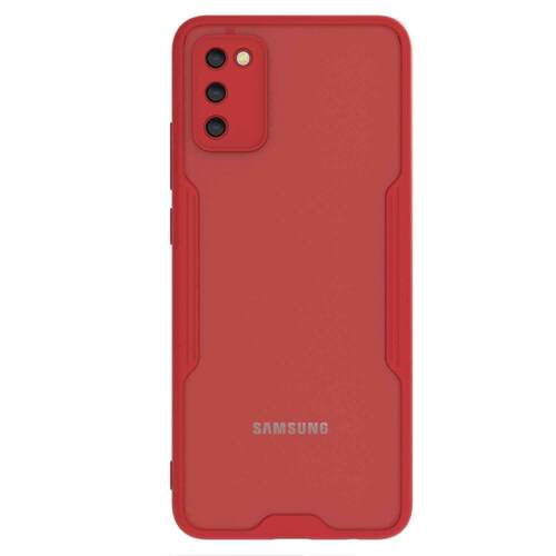 Microsonic Samsung Galaxy A03S Kılıf Paradise Glow Kırmızı