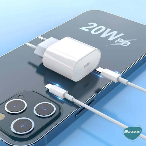 Microsonic Apple iPhone 17 Pro Type-C To Type-C 2 in 1 Şarj Seti