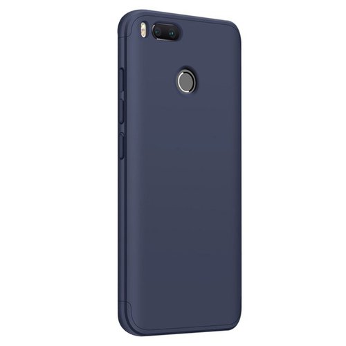 Microsonic Xiaomi Mi 5X Kılıf Double Dip 360 Protective Lacivert