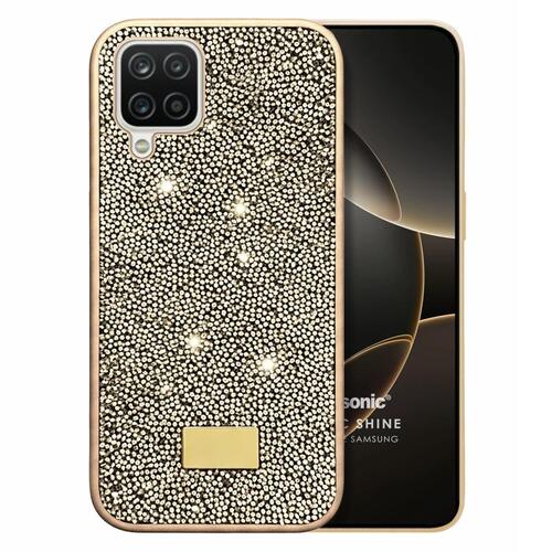 Microsonic Samsung Galaxy M12 Kılıf Cosmic Shine Gold