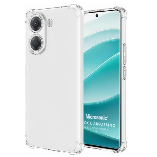 Microsonic Xiaomi Poco X7 Pro Kılıf Shock Absorbing Şeffaf