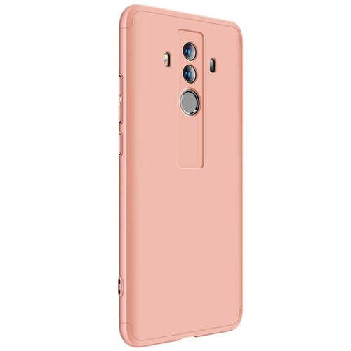 Microsonic Huawei Mate 10 Pro Kılıf Double Dip 360 Protective Rose Gold