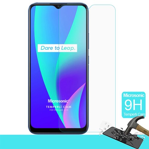 Microsonic Realme C15 Tempered Glass Screen Protector