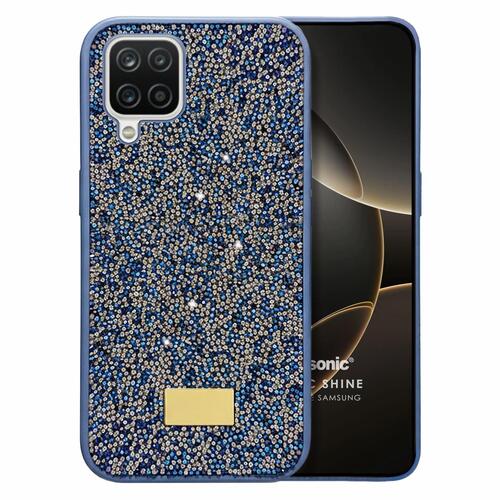 Microsonic Samsung Galaxy A12 Kılıf Cosmic Shine Lacivert