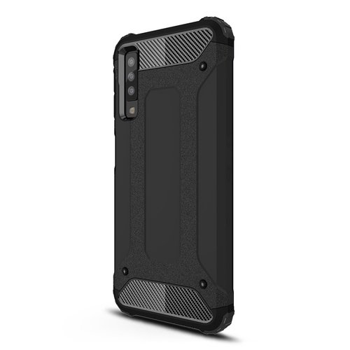 Microsonic Samsung Galaxy A7 2018 Kılıf Rugged Armor Siyah