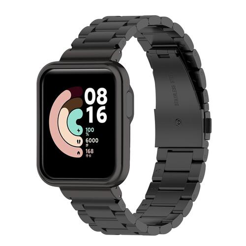 Microsonic Xiaomi Poco Watch Metal Stainless Steel Kordon Siyah