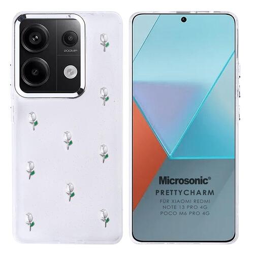 Microsonic Xiaomi Poco M6 Pro 4G Kılıf PrettyCharm Tulip
