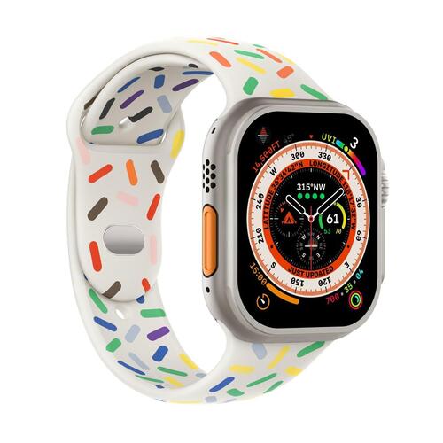 Microsonic Apple Watch Series 11 42mm Kordon Harmony Edition Beyaz