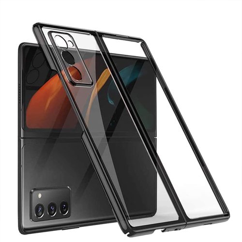 Microsonic Samsung Galaxy Z Fold 2 Kılıf Shell Platinum Siyah