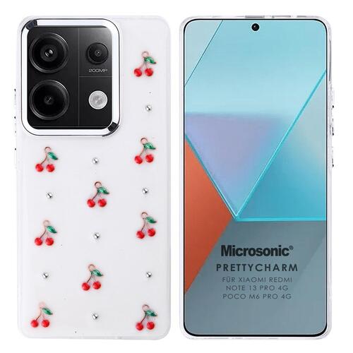 Microsonic Xiaomi Poco M6 Pro 4G Kılıf PrettyCharm Cherry