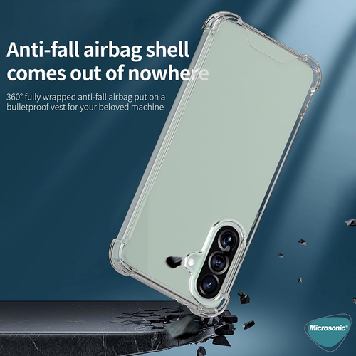 Microsonic Samsung Galaxy A56 Kılıf Shock Absorbing Şeffaf