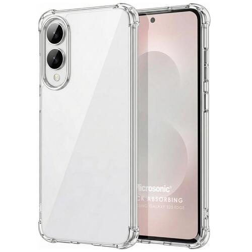 Microsonic Samsung Galaxy S25 Edge Kılıf Shock Absorbing Şeffaf