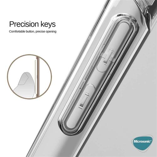 Microsonic Samsung Galaxy S25 Edge Kılıf Shock Absorbing Şeffaf
