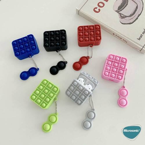 Microsonic Apple AirPods Pro Kılıf Pop It Fidget Pembe