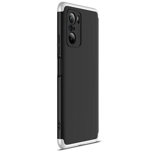 Microsonic Xiaomi Redmi K40 Pro+ Kılıf Double Dip 360 Protective Siyah Gri