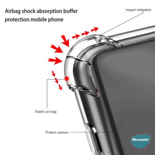 Microsonic Apple iPhone 16e Kılıf Shock Absorbing Şeffaf