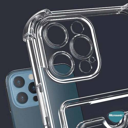 Microsonic Xiaomi Redmi Note 14 Pro 5G Card Slot Shock Kılıf Şeffaf