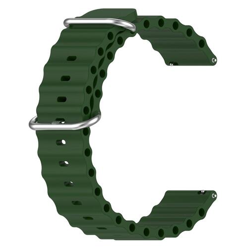 Microsonic Huawei Watch 5 46mm Kordon Ocean Band Yeşil
