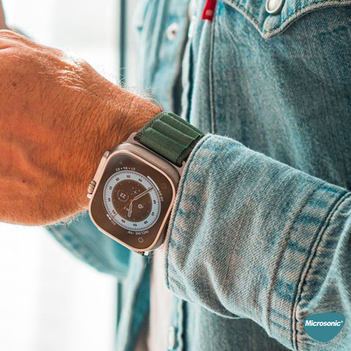 Microsonic Apple Watch Series 11 42mm Kordon Alps Spin Turuncu
