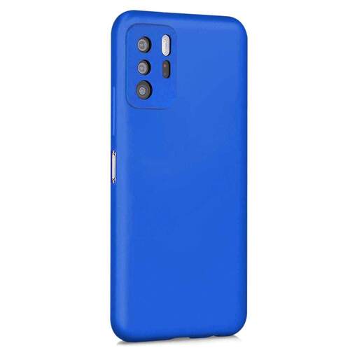 Microsonic Matte Silicone Xiaomi Poco X3 GT Kılıf Mavi