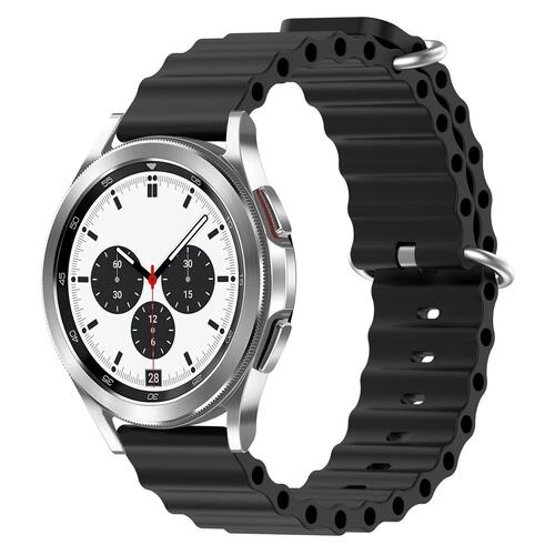Microsonic Huawei Watch 5 46mm Kordon Ocean Band Siyah