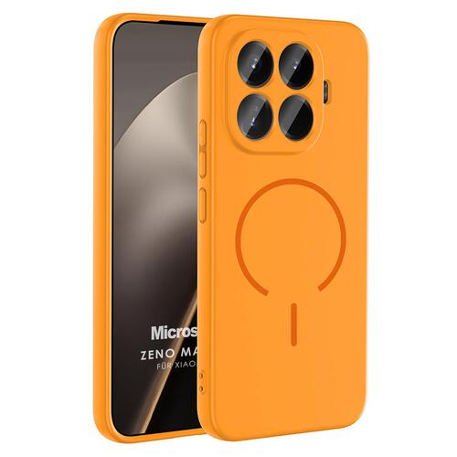 Microsonic Xiaomi 15T Pro Kılıf Zeno MagSafe Turuncu
