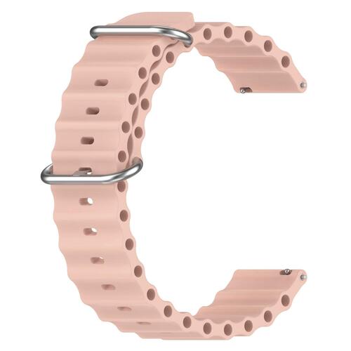 Microsonic Huawei Watch 5 46mm Kordon Ocean Band Pembe